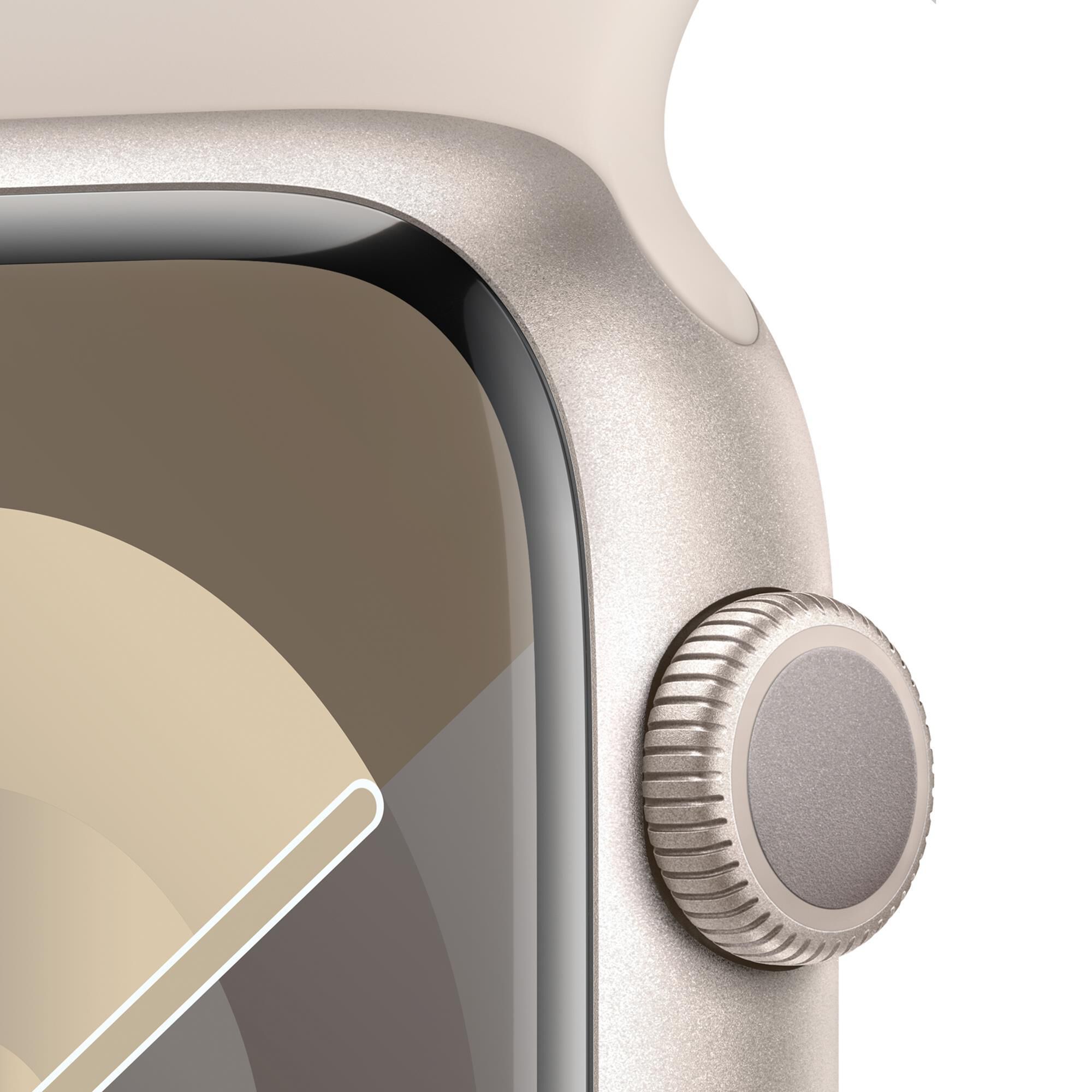 Apple Watch Series 9 GPS 45mm Starlight Aluminum Case with