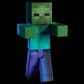 Mattel Minecraft Diamond Level Zombie Action Figure, , large
