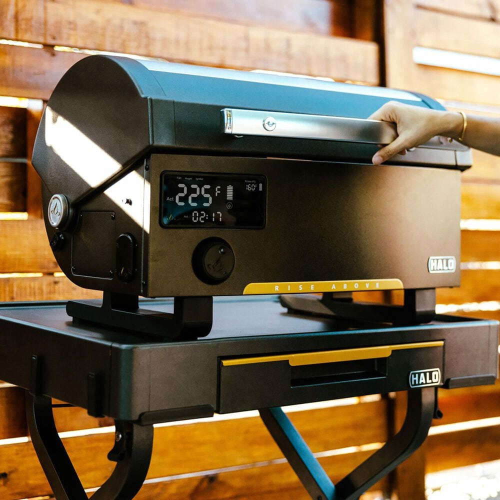 Halo Outdoor Countertop Cart in Black, , large