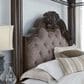 Ashley Maylee King Canopy Bed  in Dark Brown, , large
