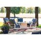 Telescope Casual Furniture St. Catherines 5-Piece Firepit Chat Set in Warm Grey and Restore Indigo, , large