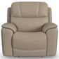Flexsteel Crew Power Recliner with Power Headrest and Lumbar in Pebble, , large