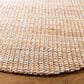 Safavieh Marbella 4" Round Natural and Ivory Area Rug, , large