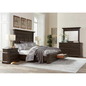 Riva Ridge Foxhill Queen Storage Bed in Truffle, , large