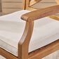 Hearth and Haven Perla Outdoor Bar Stool with Cushion in Brown (Set of 2), , large