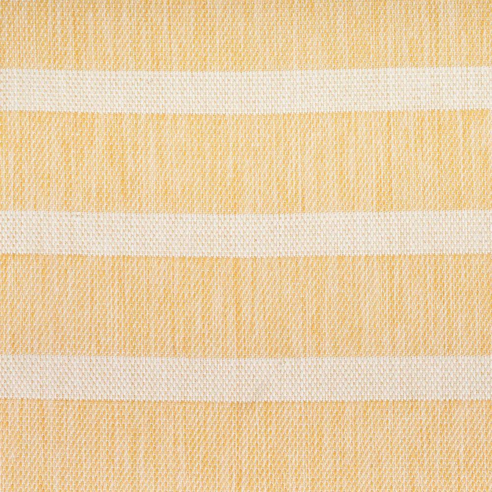 Nourison Positano POS03 Yellow and Ivory 6&#39; x 9&#39; Indoor/Outdoor Area Rug, , large