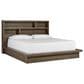 Riva Ridge Modern Loft Queen Platform Bed with Dresser and Nightstand in Greystone, , large