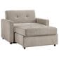 Steve Silver Convertible Sleeper Chair in Tan, , large