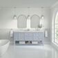 James Martin Vanities Breckenridge 72" Double Bathroom Vanity in Serenity Blue with 3 cm Victorian Silver Quartz Top and Rectangular Sinks, , large