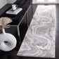 Safavieh Cyrus Shag CYR120G 2"2" x 9" Grey and Beige Runner, , large