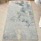 Nourison Silk Shadows 2"3" x 8" Blue and Sky Runner, , large