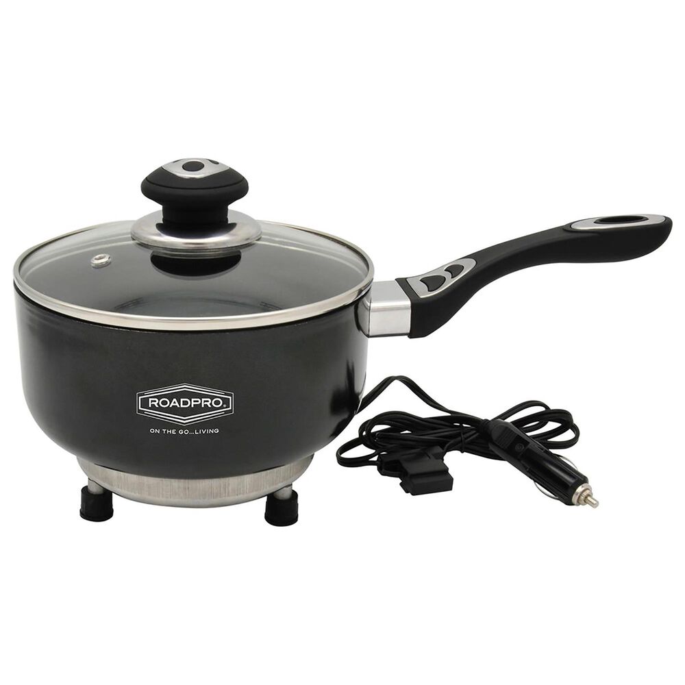 RoadPro 12-Volt Portable Nonstick Saucepan, , large