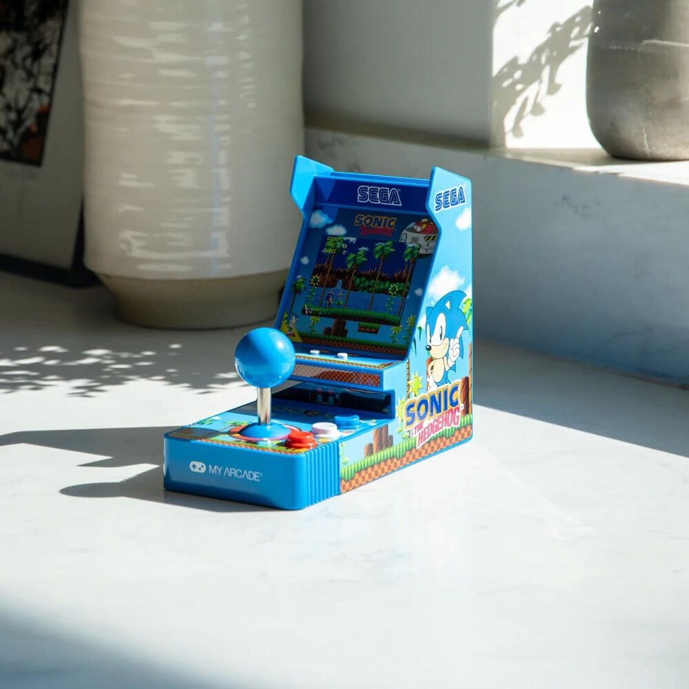 My Arcade Sonic The Hedgehog Joystick Player Portable Retro Arcade in Blue, , large