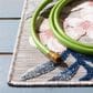 Safavieh Cabana CBN451F 4" x 6" Grey and Navy Indoor/Outdoor Area Performance Rug, , large