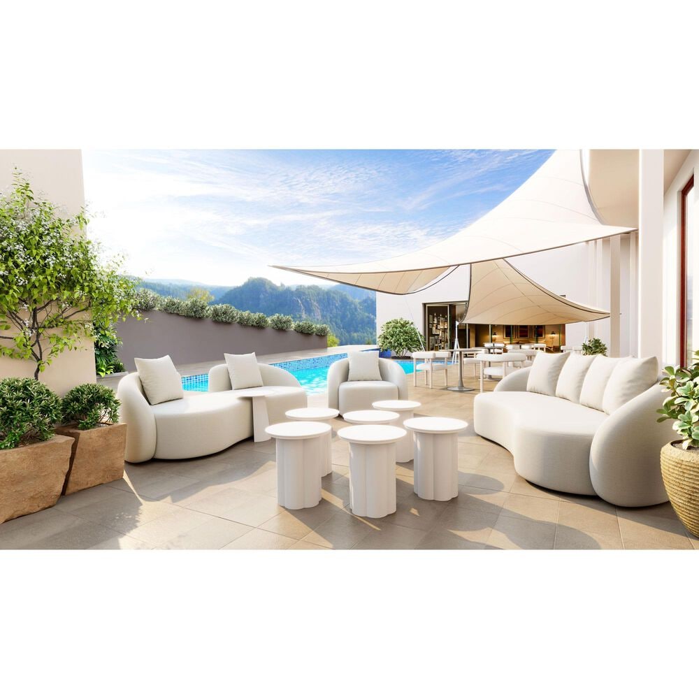 Zuo Modern Sunny Isles Patio Sofa in Beige, , large