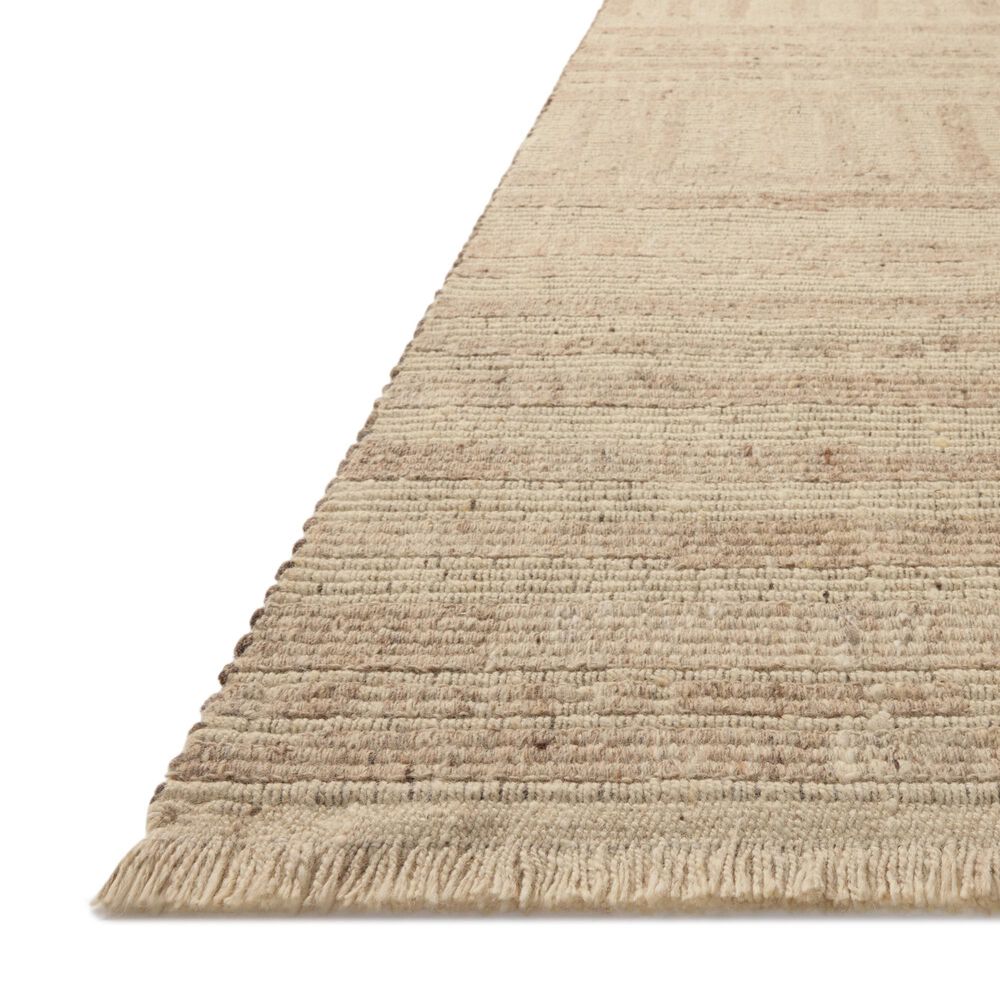 Loloi Valentina Beige and Taupe 5'6" x 8'6" Area Rug, , large