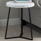 Slatehouse Zara Accent Table in Black and White, , large