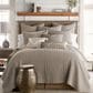 Levtex Mills Waffle 3-Piece Full/Queen Quilt Set in Taupe, , large