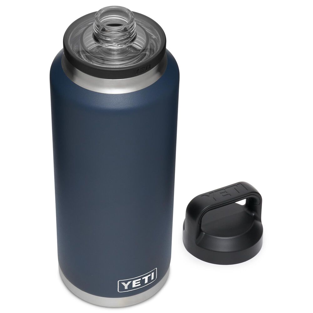 YETI Rambler 46 Oz Water Bottle with Chung Cap in Navy, , large