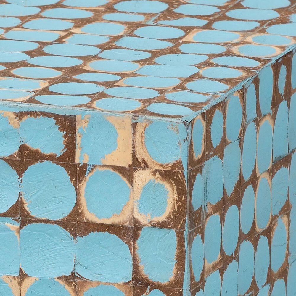 Baxton Studio Janella End Table in Sky Blue, , large