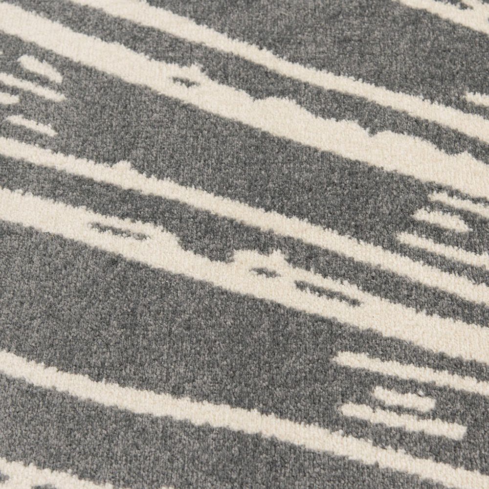 Central Oriental Terrace Tropic Seashell Beach 6&#39;7&quot; x 9&#39;6&quot; Stone and Snow Area Rug, , large