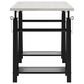 Ashley Bayflynn Adjustable Height Desk in Gunmetal and Whitewashed, , large