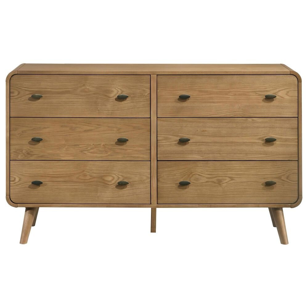 Pacific Landing Robyn 6-Drawer Dresser in Light Ash, , large