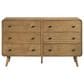 Pacific Landing Robyn 6-Drawer Dresser in Light Ash, , large