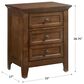 Hawthorne Furniture San Mateo 3-Drawer Nightstand in Tuscan, , large