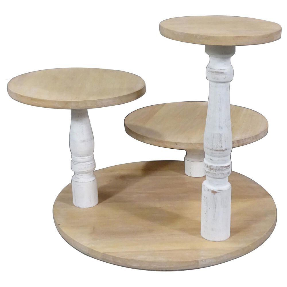 VIP Home and Garden American Mercantile 3-Tiered Stand, , large