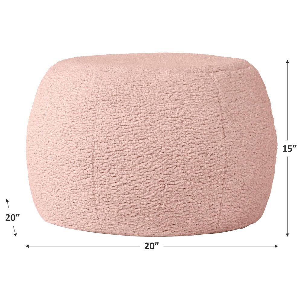 Jaxx Ellis Small Pouf in Pink, , large