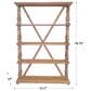 Santa Fe Rustic Pedestal Bookshelf in Medium Carded, , large