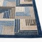 Central Oriental Fontana Haldis 2"2" x 7"6" Gray and Blue Runner, , large