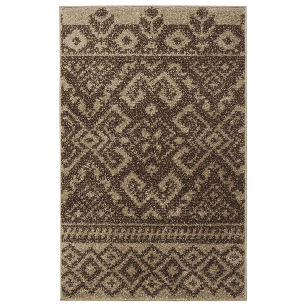 Safavieh Adirondack ADR107C 2'6" x 4' Camel and Chocolate Runner, , large