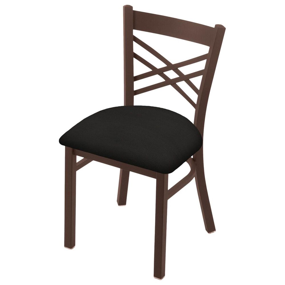 Holland Bar Stool 620 Catalina 18" Chair with Bronze and Canter Espresso Seat, , large