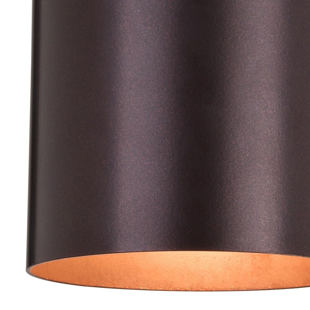 Vaxcel Chiasso 1-Light Outdoor Wall Sconce in Deep Bronze, , large
