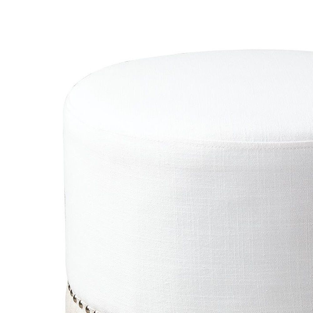 Uttermost Tilda Ottoman in Oatmeal and Creamy White &#40;Set of 2&#41;, , large