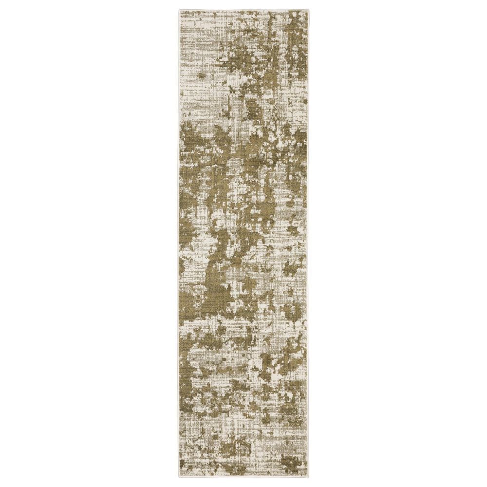 Oriental Weavers Venice Trento 2"3" x 7"6" Beige and Gold Runner, , large