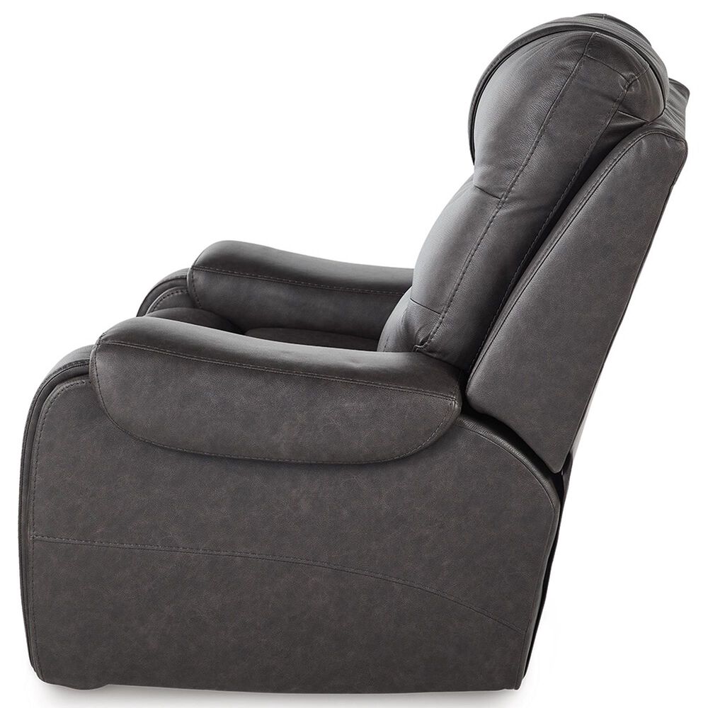 Ashley Femley Manual Rocker Recliner in Smoke, , large