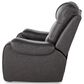 Ashley Femley Manual Rocker Recliner in Smoke, , large