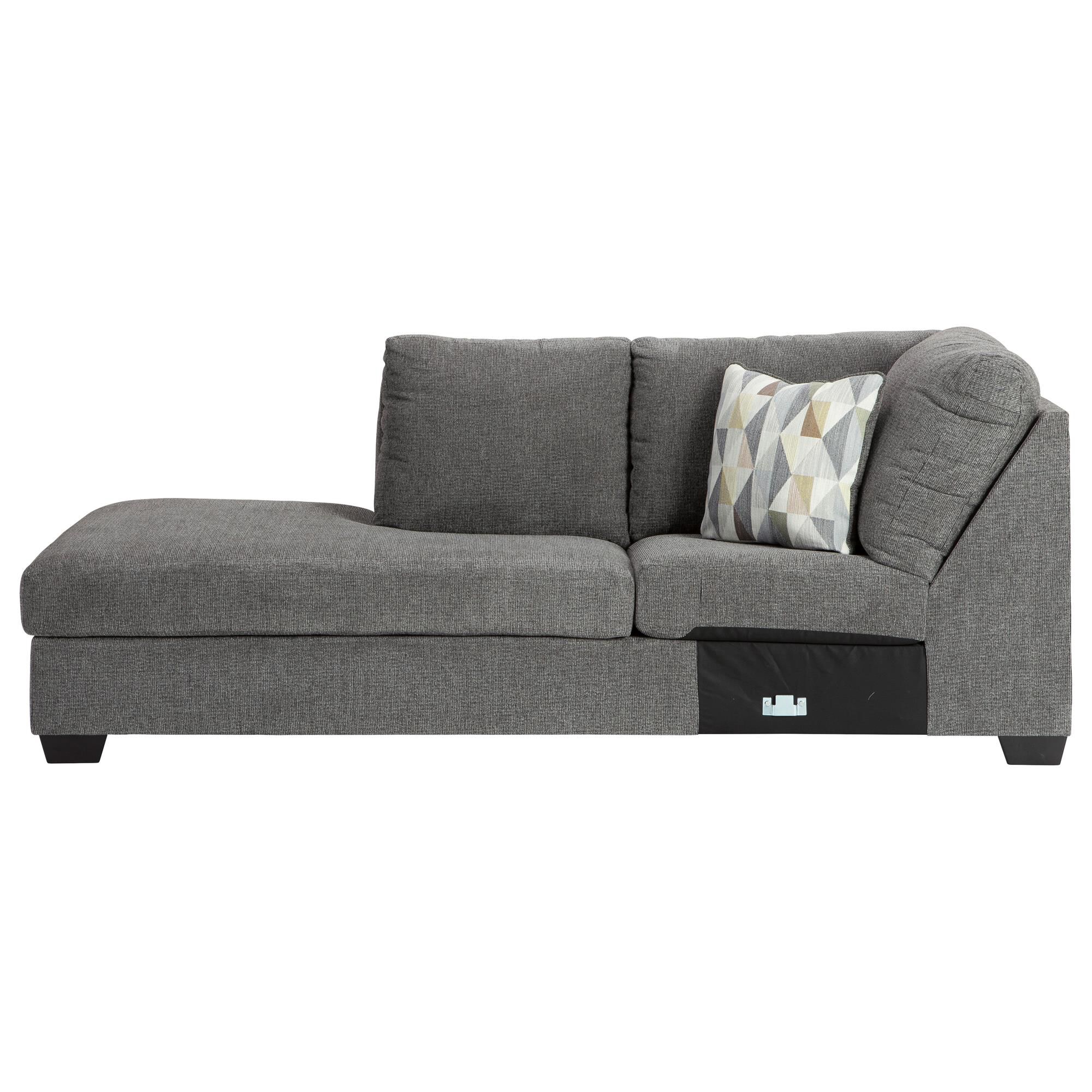 Dalhart charcoal 2 piece right chaise sectional deals