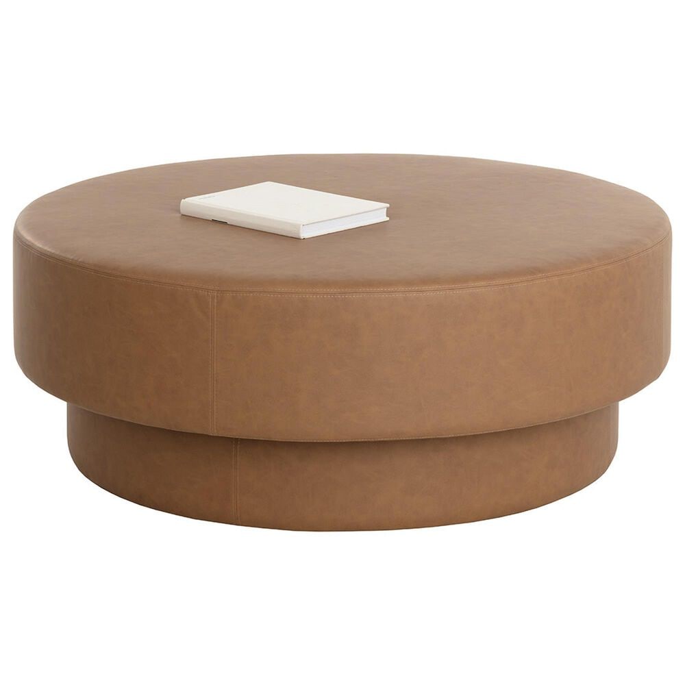37B Arlo Ottoman in Milliken Cognac, , large