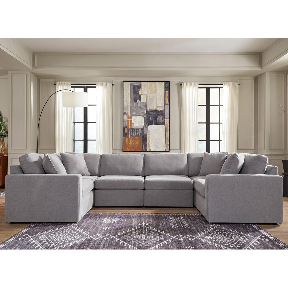 Ashley Modmax 6-Piece Sectional in Granite, , large
