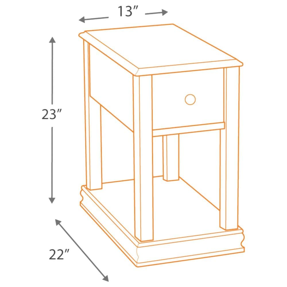 Ashley Breegin End Table in Brown, , large