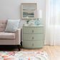 Linon Home Decor Chantel 3-Drawer Nightstand in Sage Green, , large
