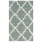 Safavieh Dallas Shag SGD257C-3 3" x 5" Seafoam/Ivory Area Rug, , large