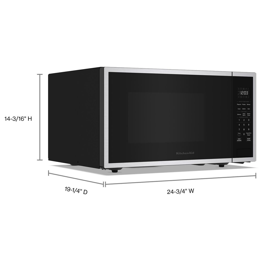 KitchenAid 2.2 Cu. Ft. Countertop Microwave in Stainless Steel, , large