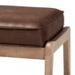 Baxton Studio Sigrid Upholstered Ottoman in Dark Brown, , large