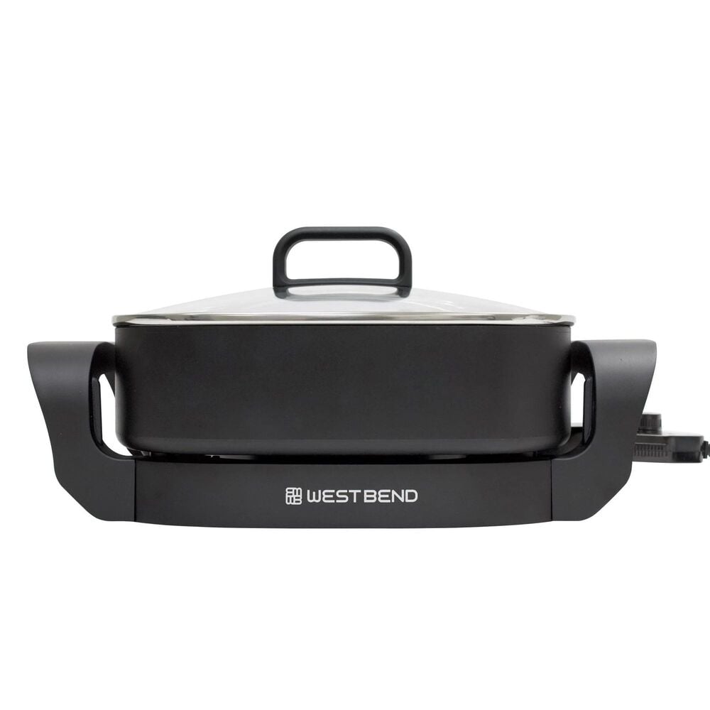 West Bend 12&quot; Electric Skillet with Non-Stick Coating in Black, , large