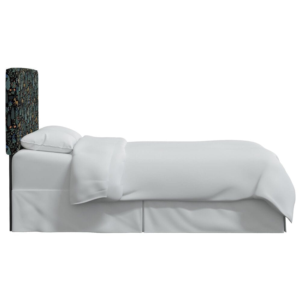 Rifle Paper Co Crafted by Cloth &amp; Company Elly Full Headboard in Menagerie Black, , large